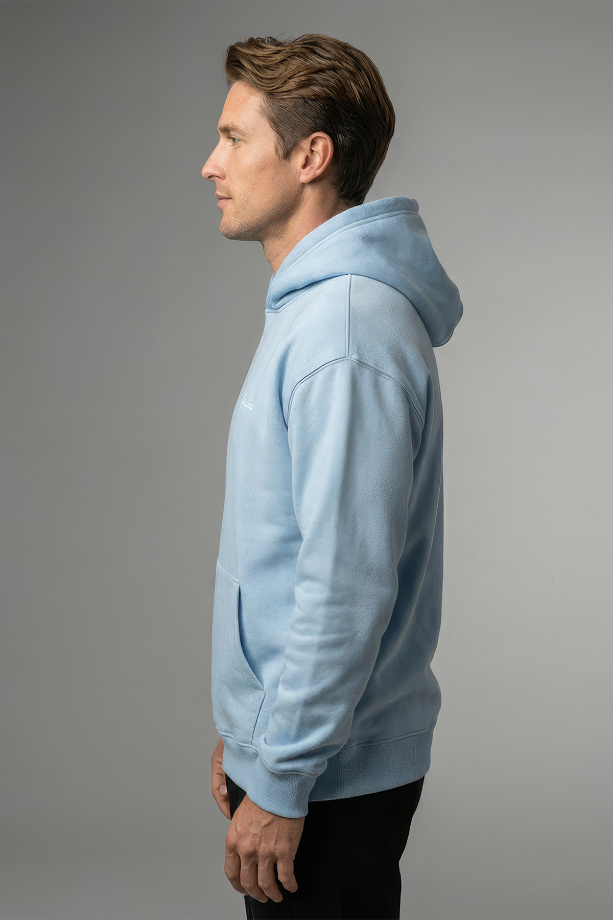 Adult Men's Hoodie - Blue