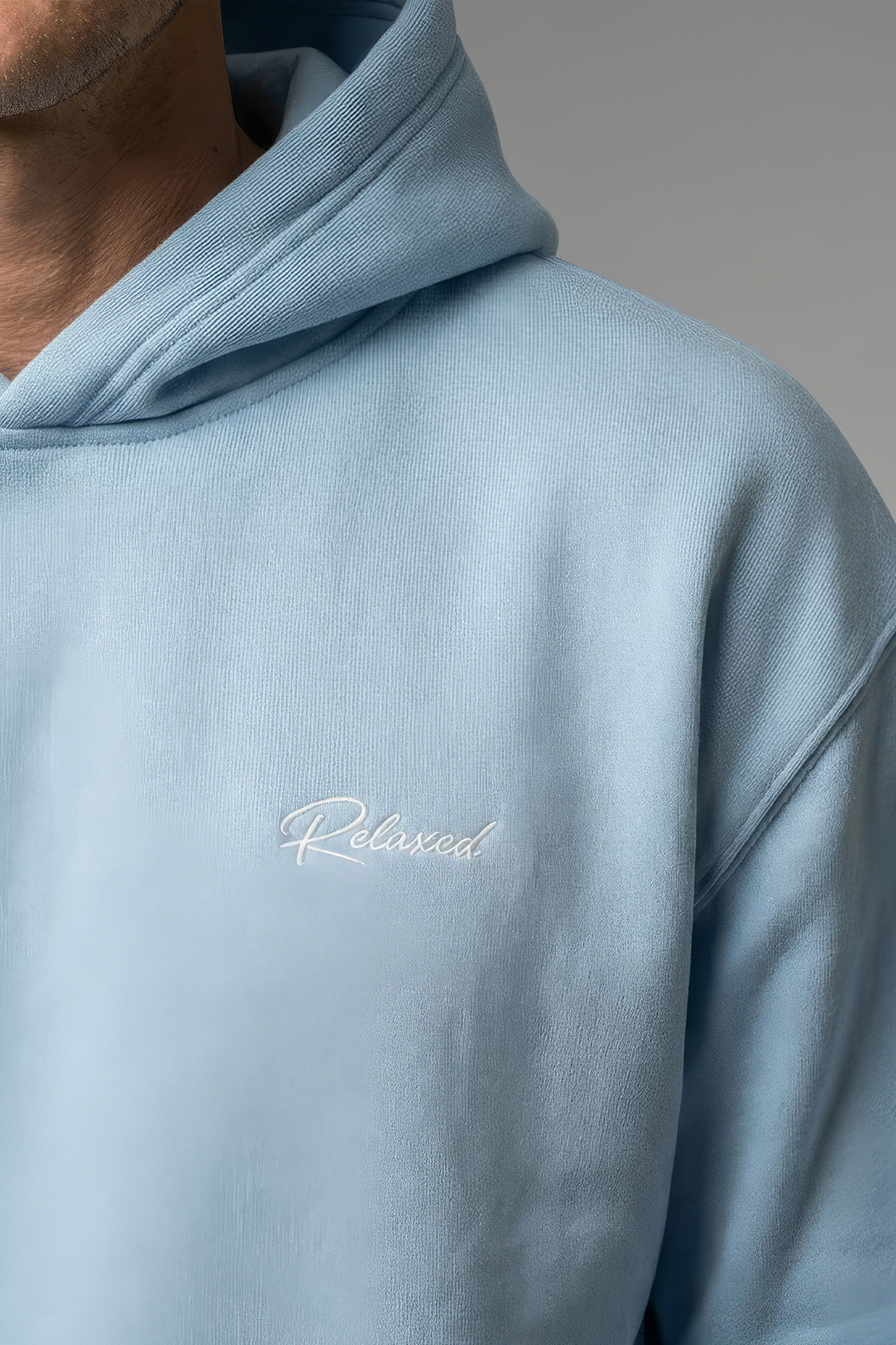 Adult Men's Hoodie - Blue