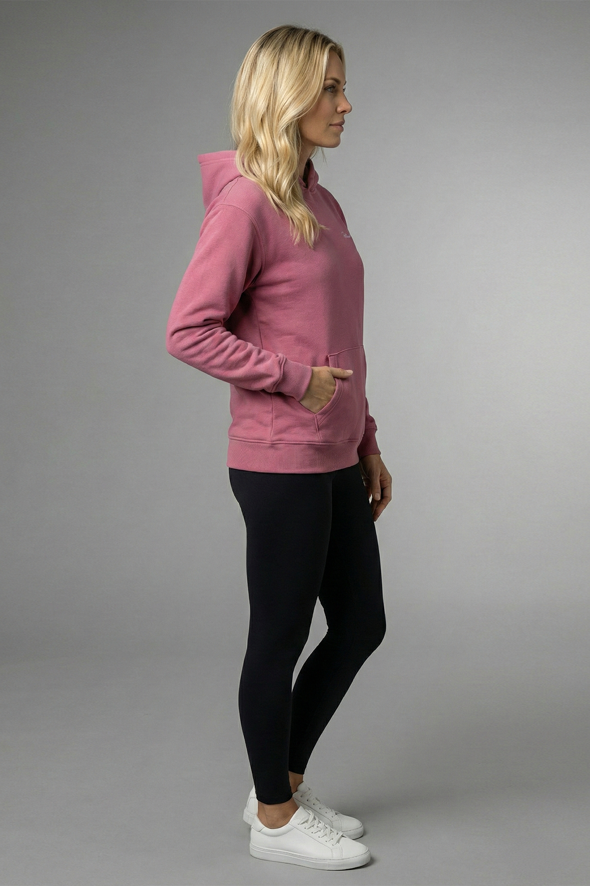Adult Women's Hoodie - Rose Pink