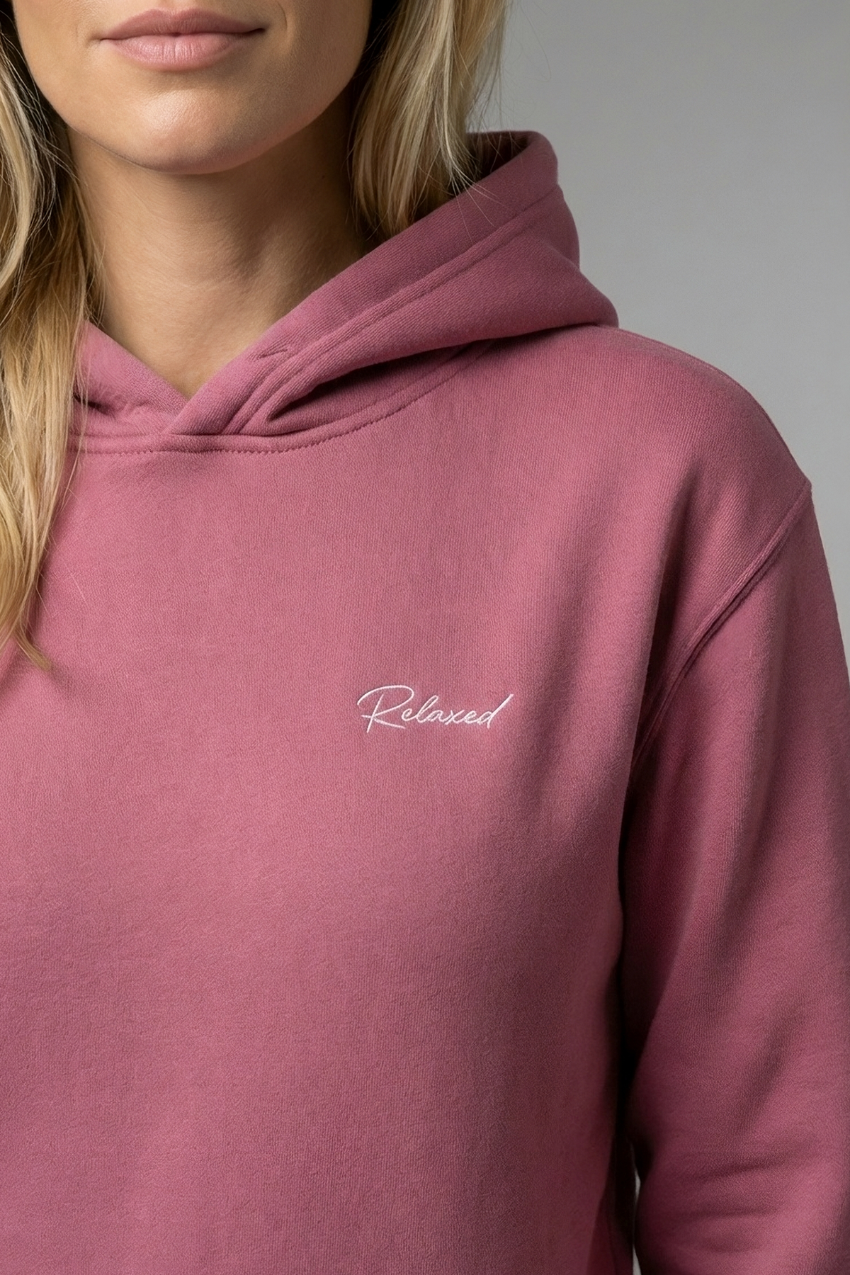 Adult Women's Hoodie - Rose Pink