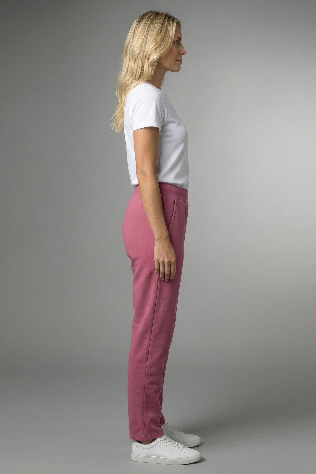 Adult Women's Sweatpants - Rose Pink