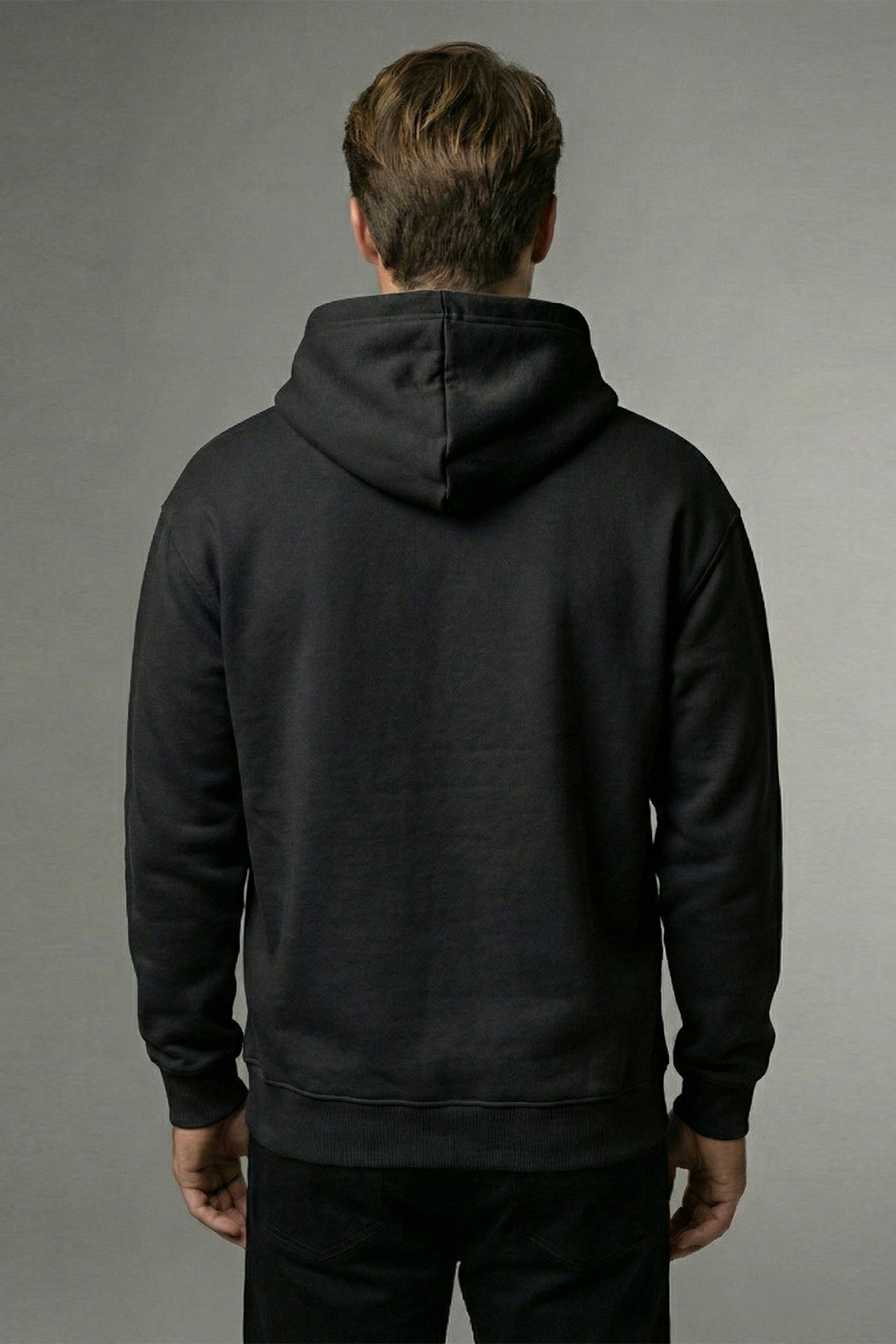 Adult Men's Hoodie - Black