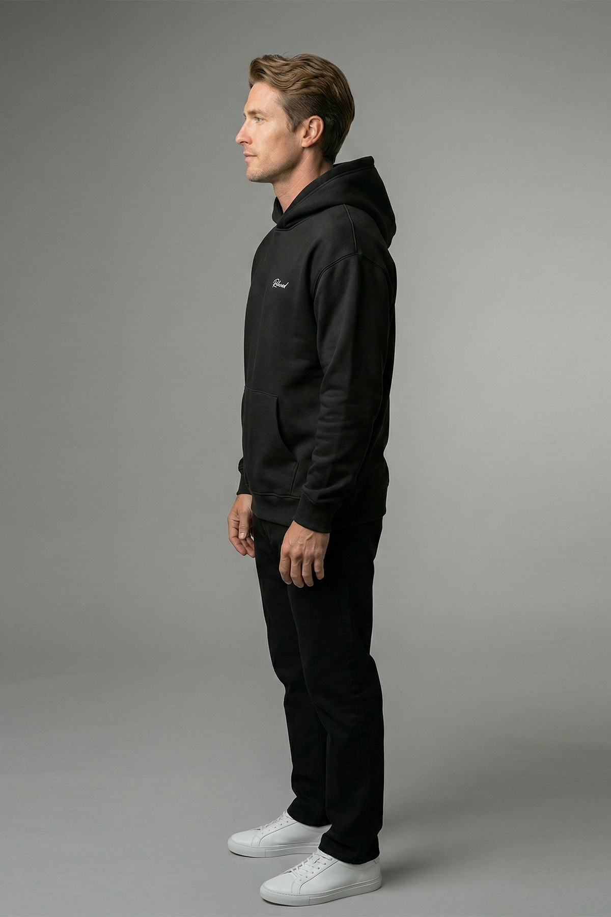Adult Men's Hoodie - Black