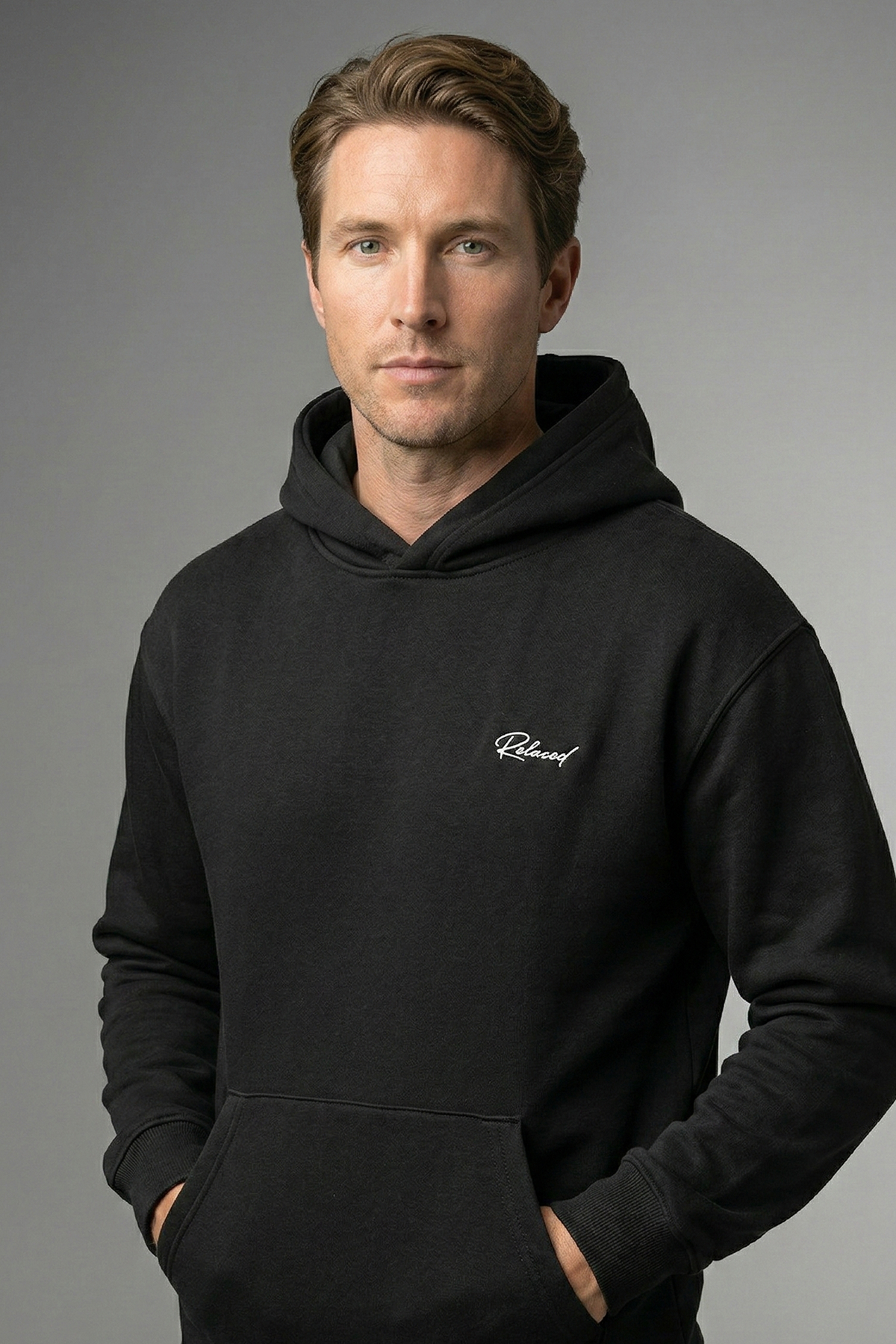 Adult Men's Hoodie - Black