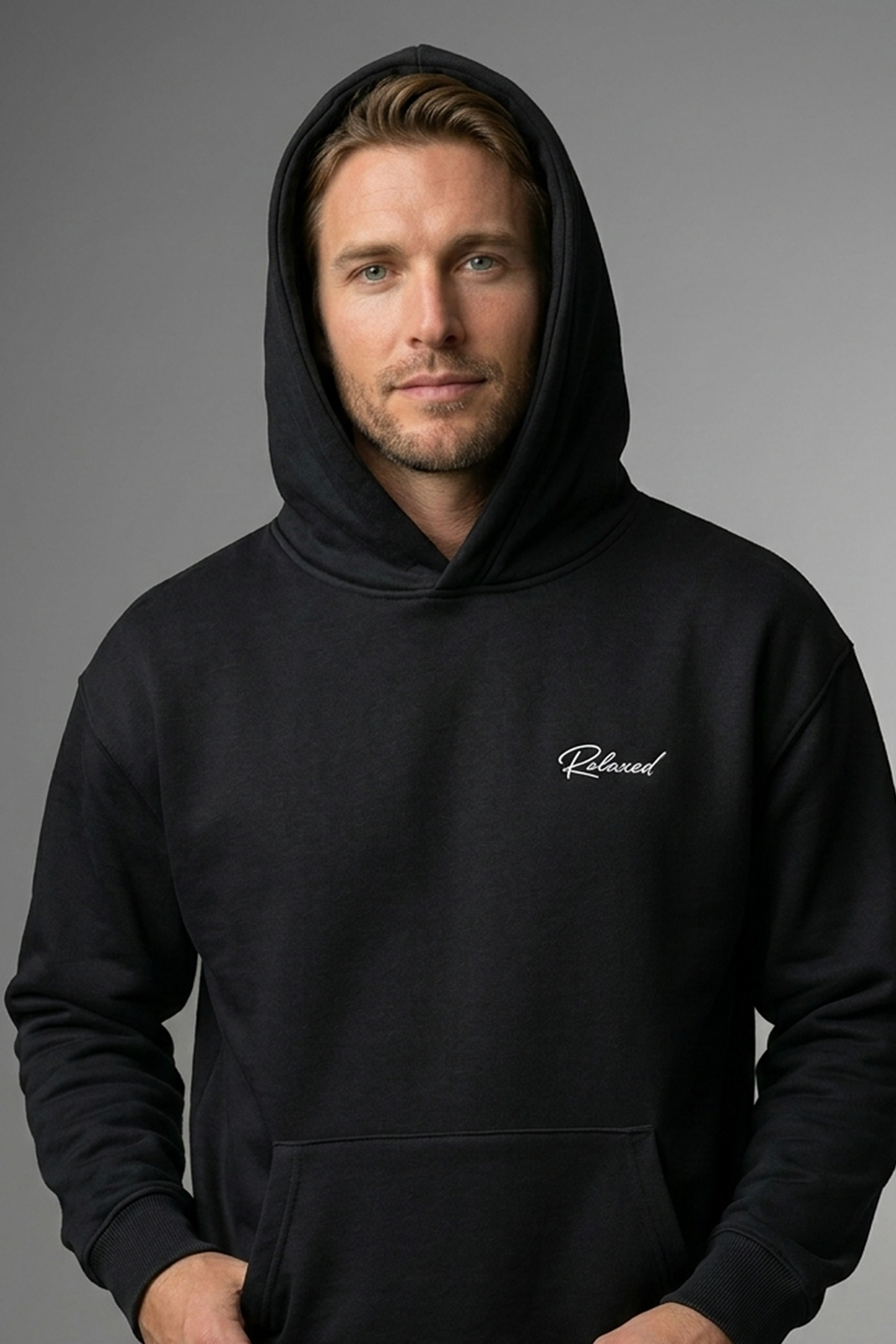 Adult Men's Hoodie - Black