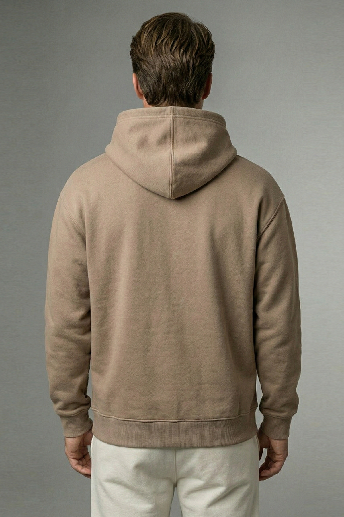 Adult Men's Hoodie - Brown