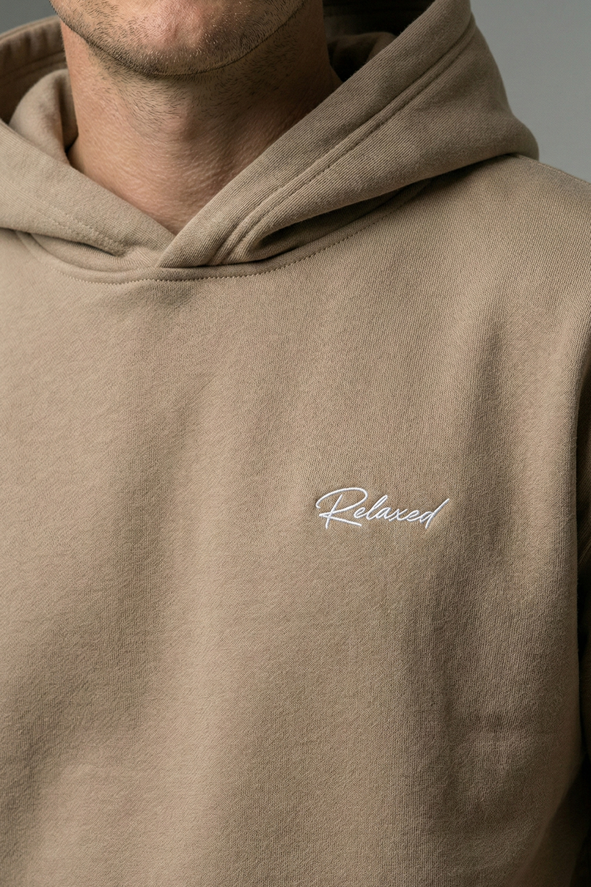 Adult Men's Hoodie - Brown