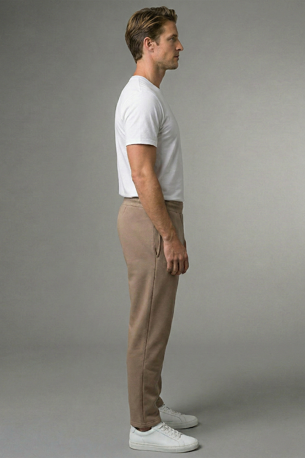 Adult Men's Sweatpants - Brown