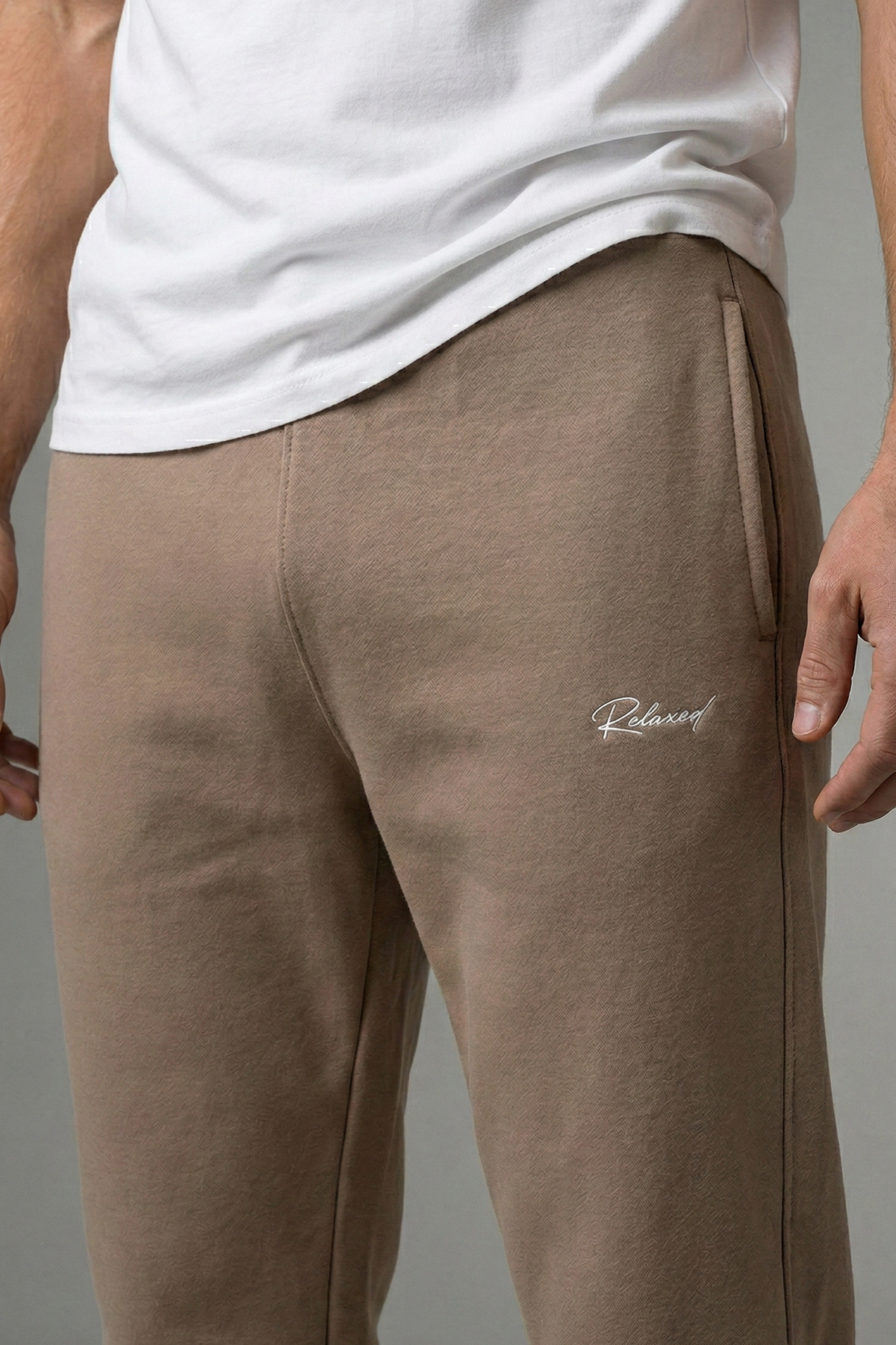 Adult Men's Sweatpants - Brown