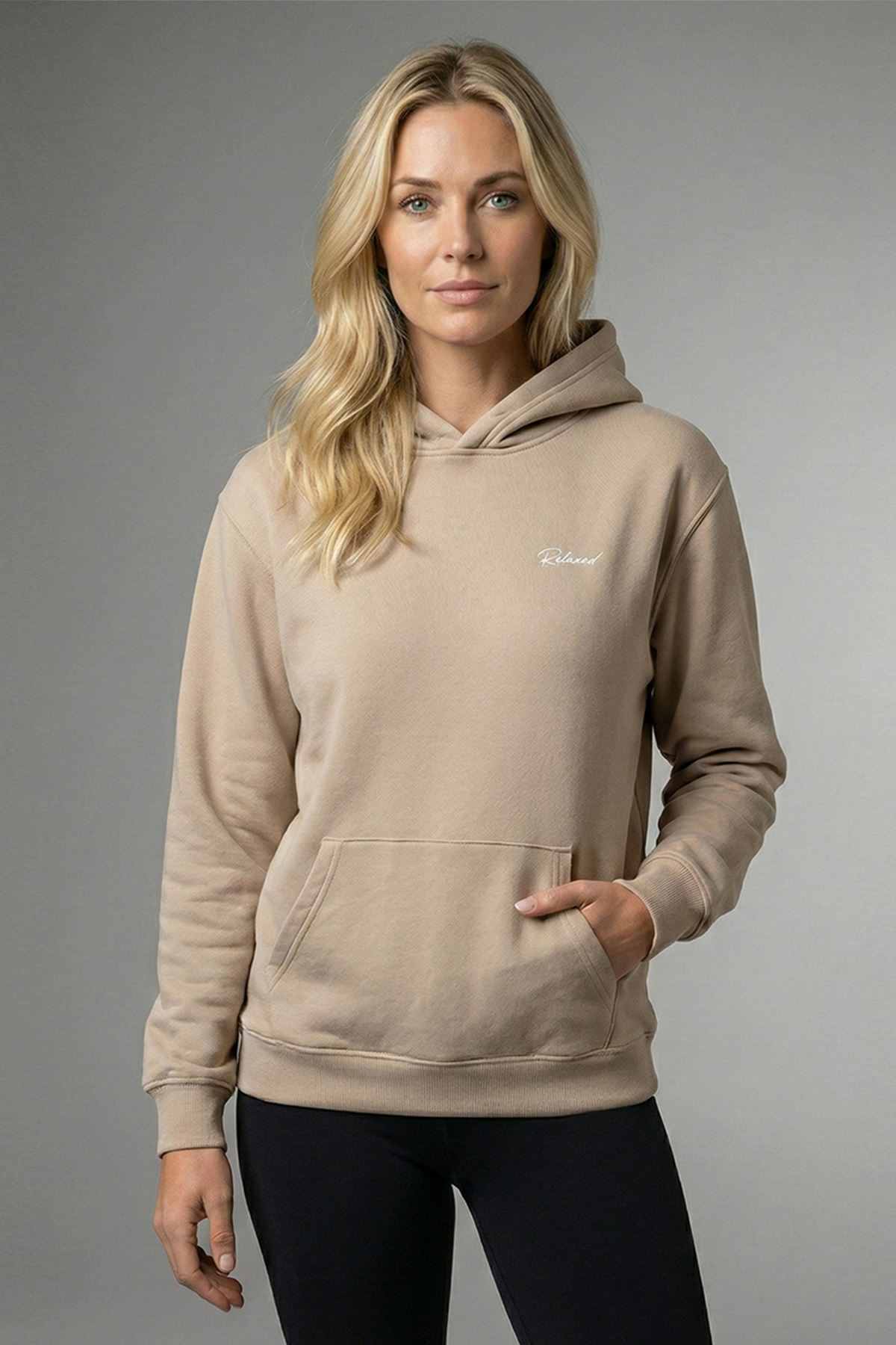 Adult Women's Hoodie - Beige