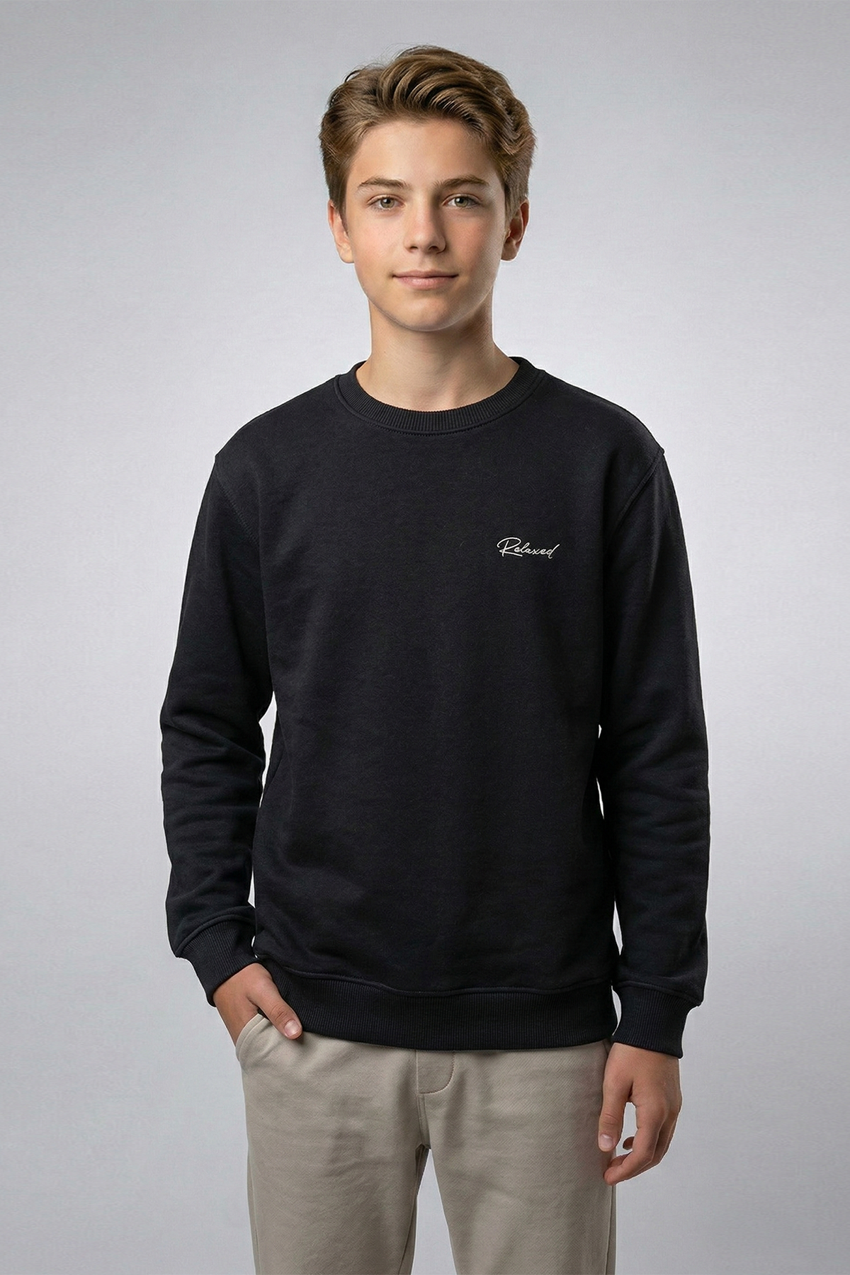 Boys Teen / Kids Sweatshirt - Black