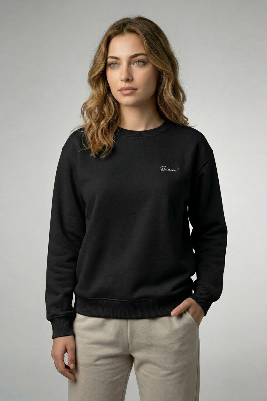 Girls Teen / Kids Sweatshirt - Black