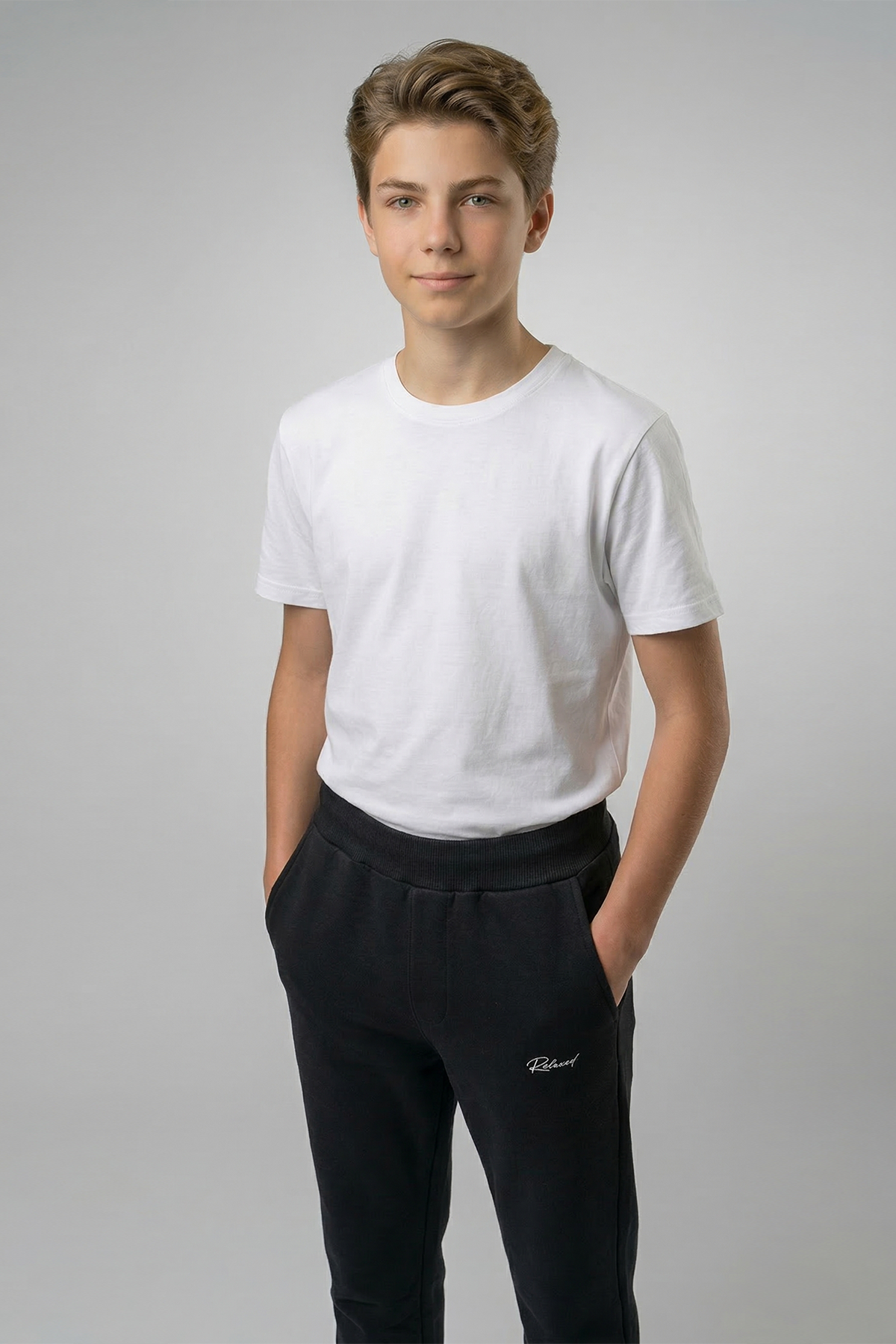 Boys Teen / Kids Sweatpants - Black