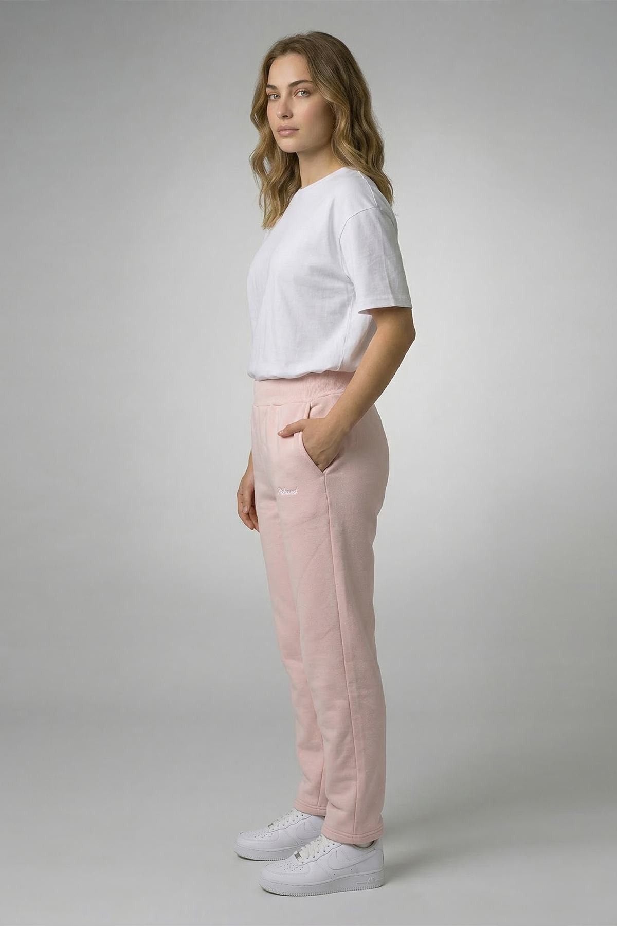 Girls Teen / Kids Sweatpants - Light Pink