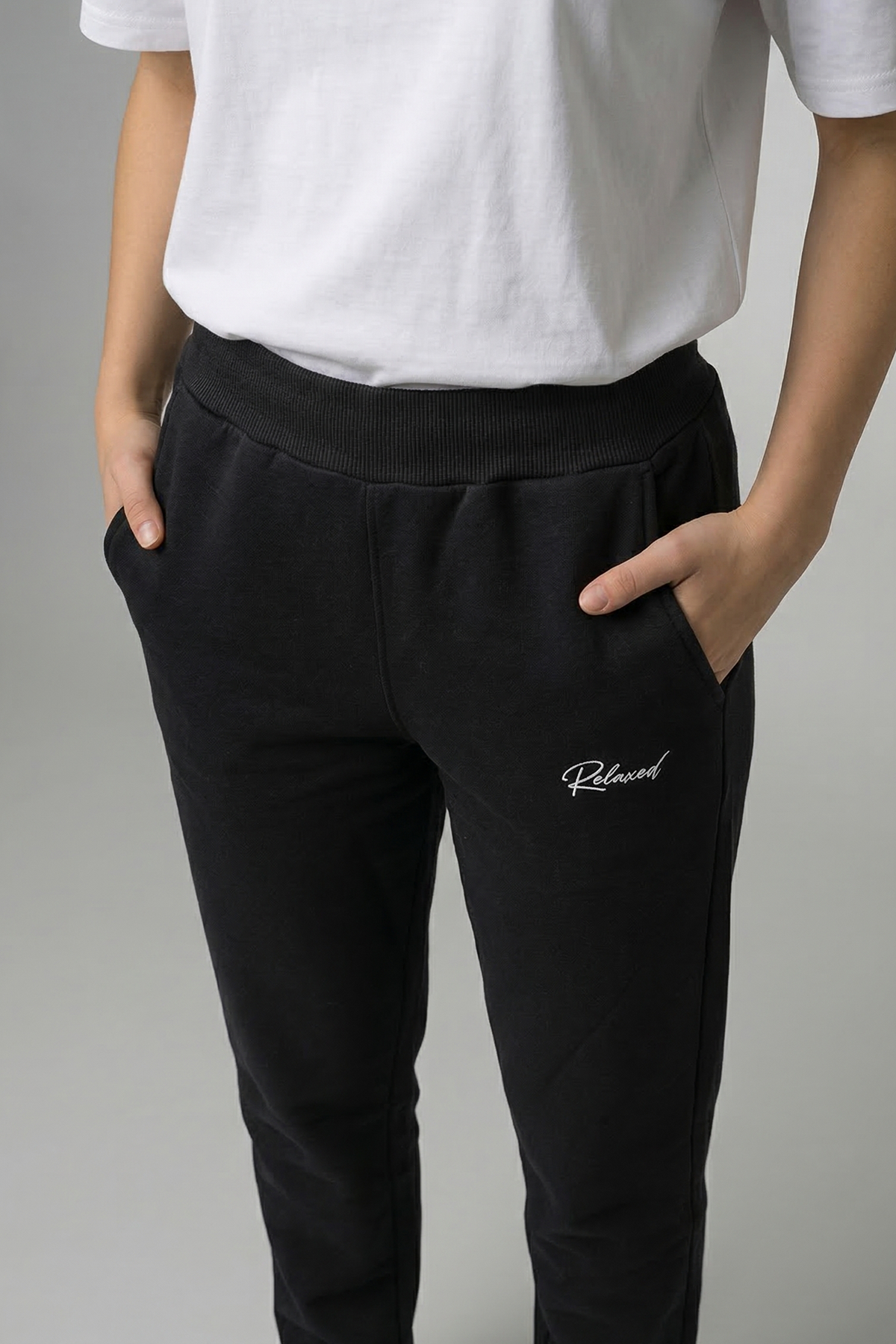 Girls Teen / Kids Sweatpants - Black