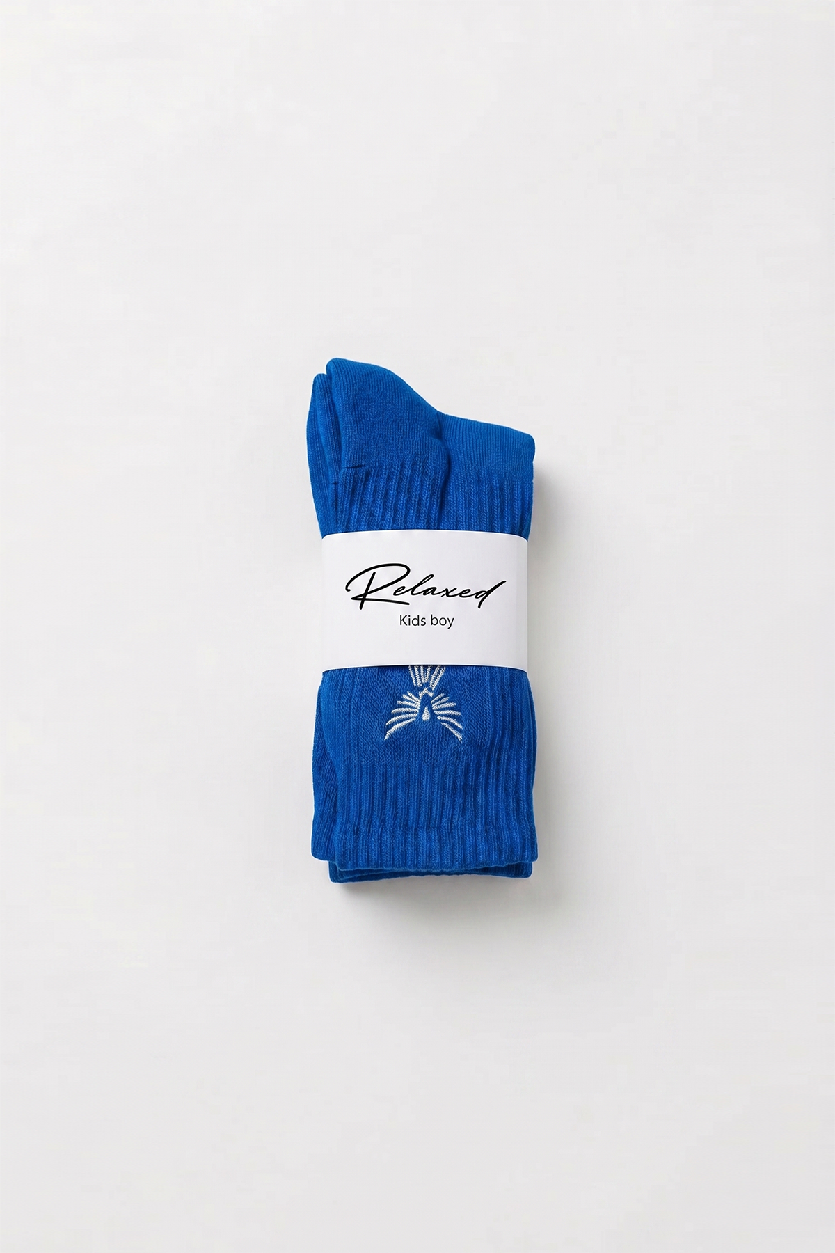 Boys Teen / Kids Cotton Long Sports Socks - Navy Blue | 3-Pack