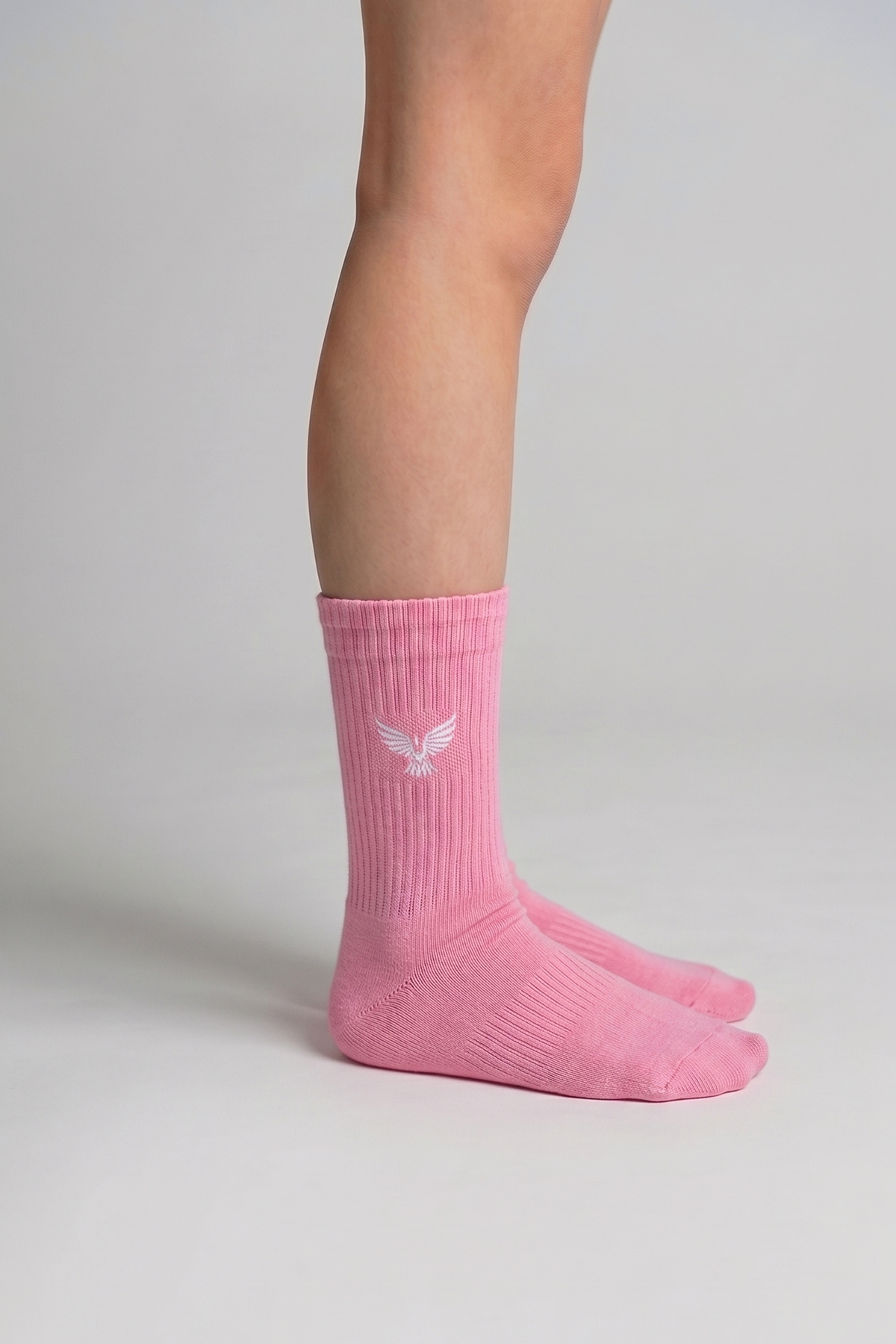 Girls Teen / Kids Cotton Long Sports Socks - Pink | 3-Pack