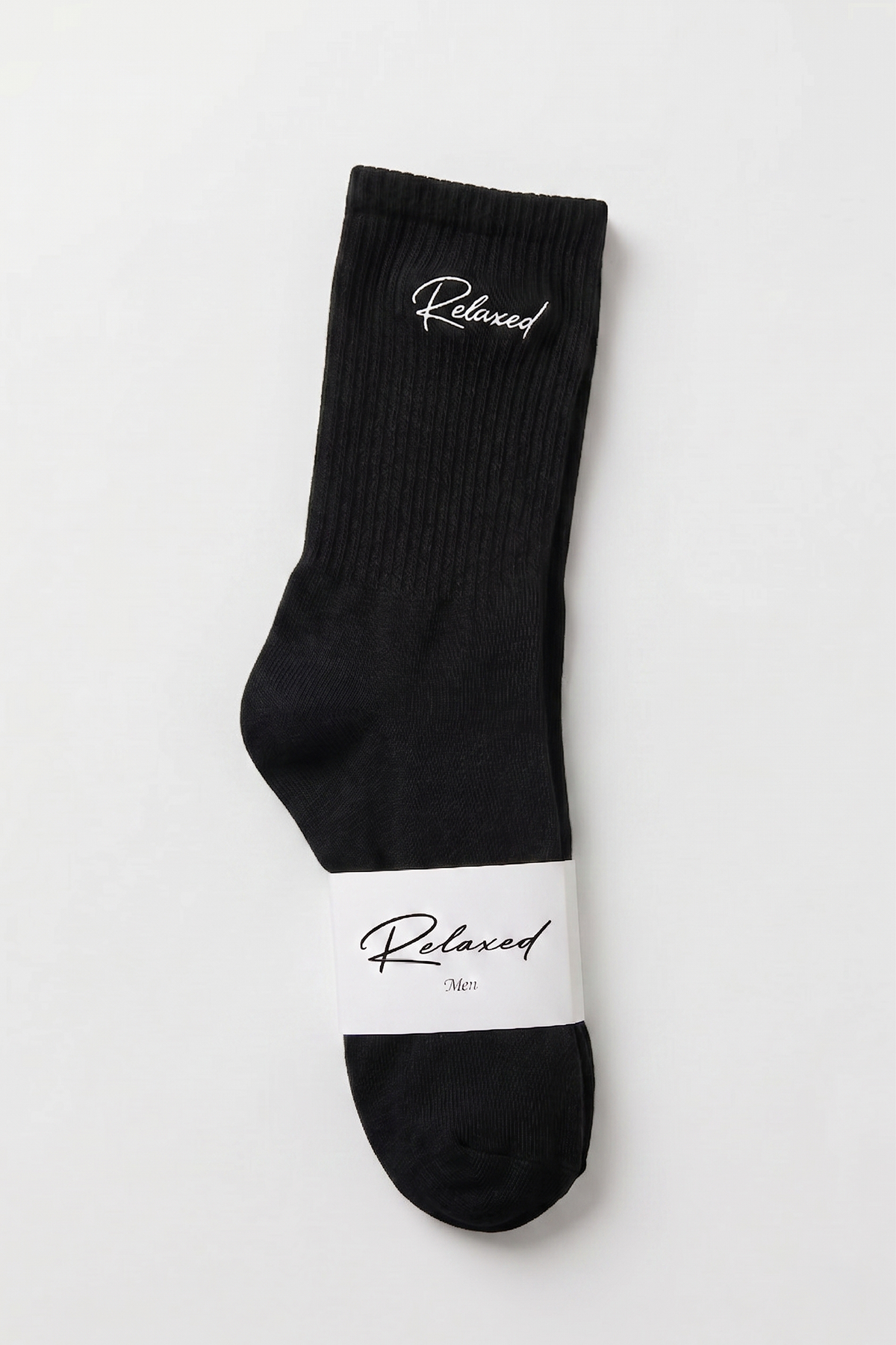 Adult Men's Cotton Medium Sports Socks - Black | 3-Pack