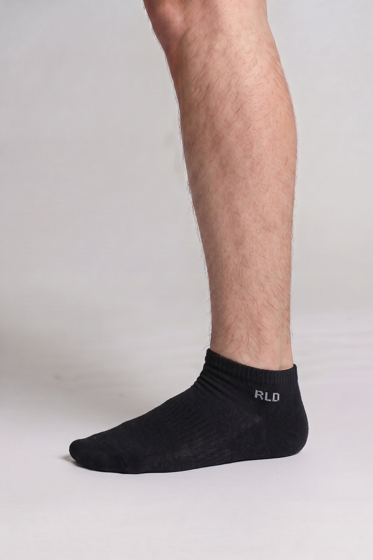 Unisex Cotton Ankle Length Summer Sports Socks - Black | 3-Pack