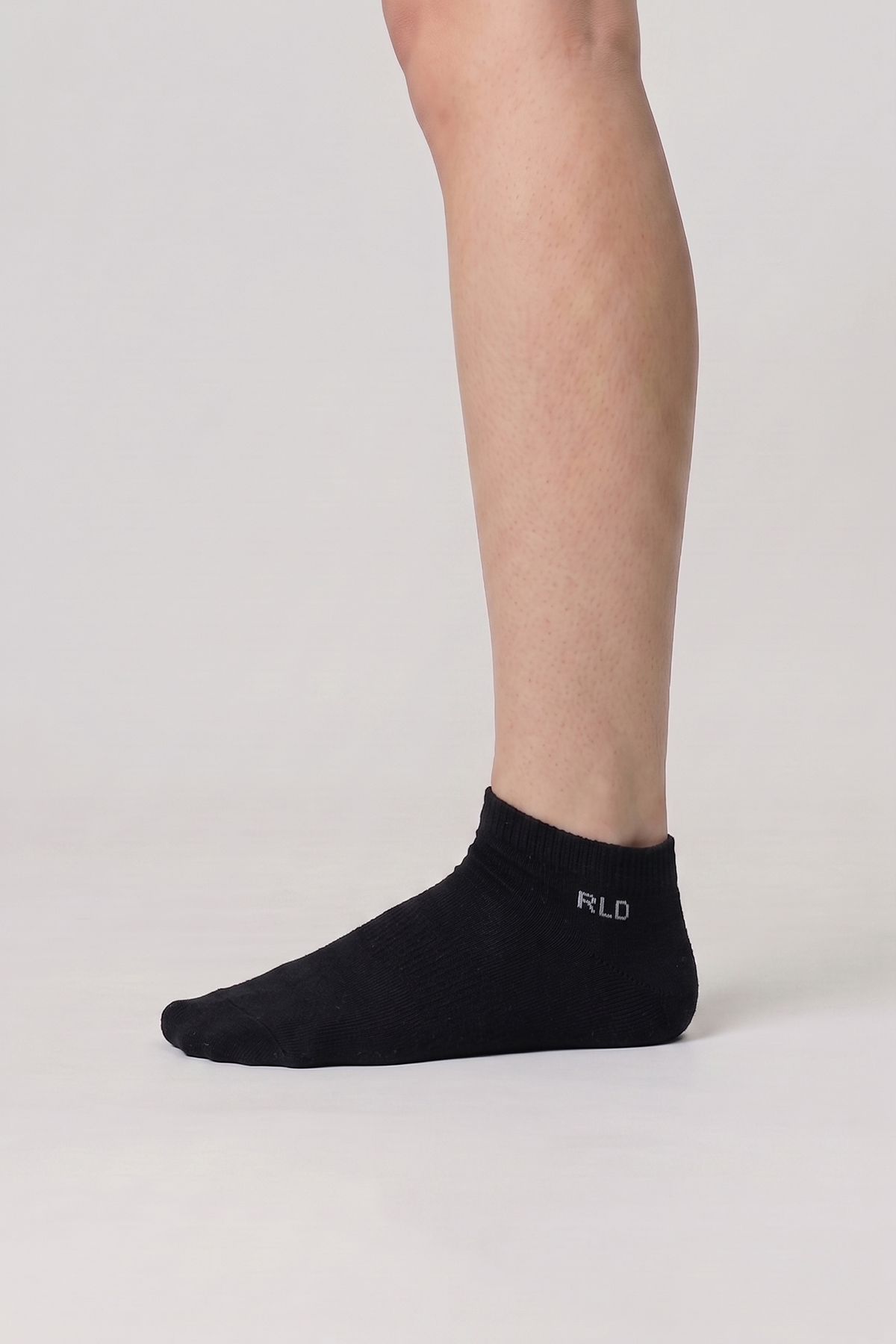 Unisex Cotton Ankle Length Summer Sports Socks - Black | 3-Pack