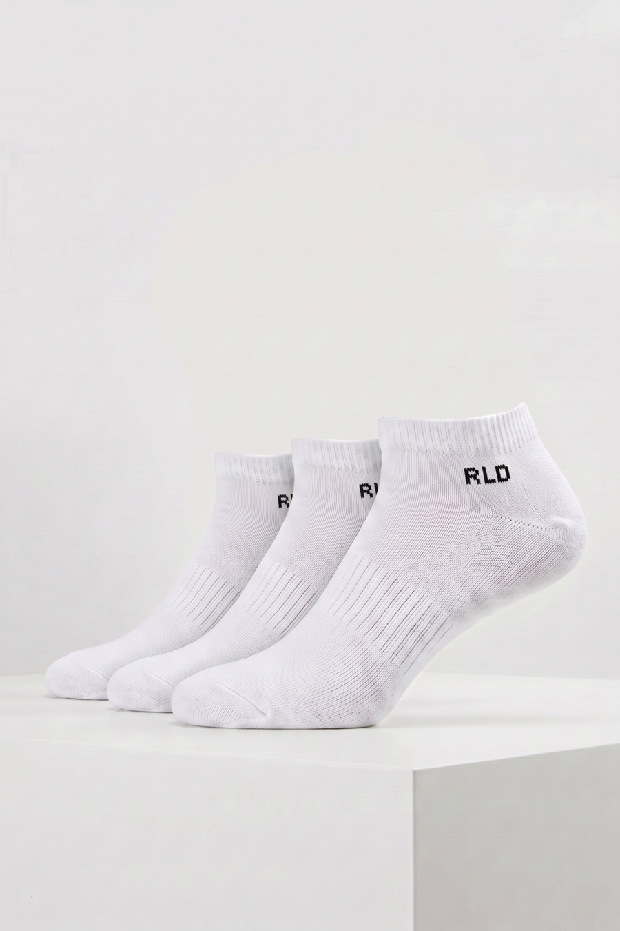 Unisex Cotton Ankle Length Summer Sports Socks - White | 3-Pack