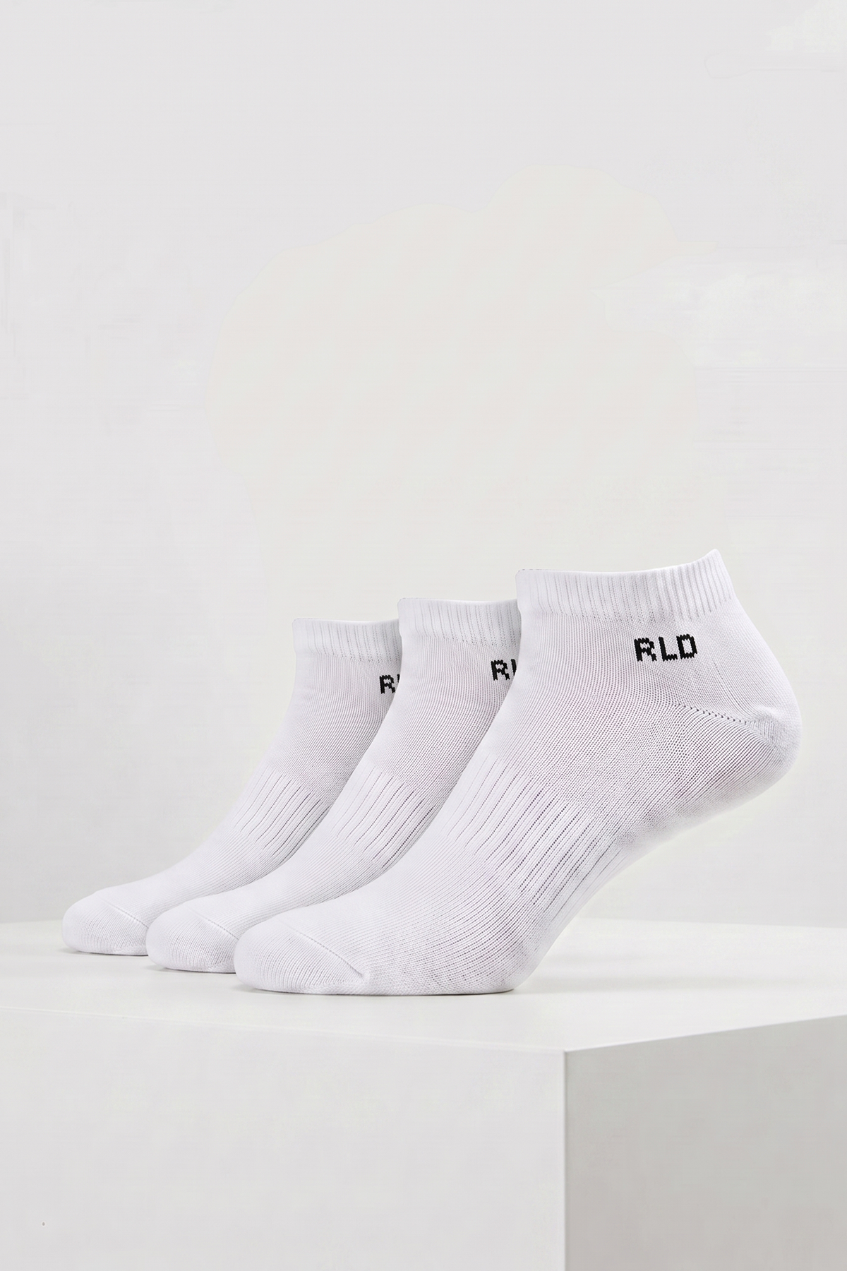 Unisex Cotton Ankle Length Summer Sports Socks - White | 3-Pack