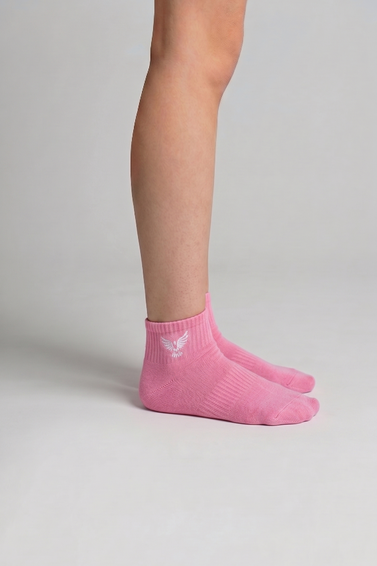 Girls Teen / Kids Cotton Short Sports Socks - Pink | 3-Pack