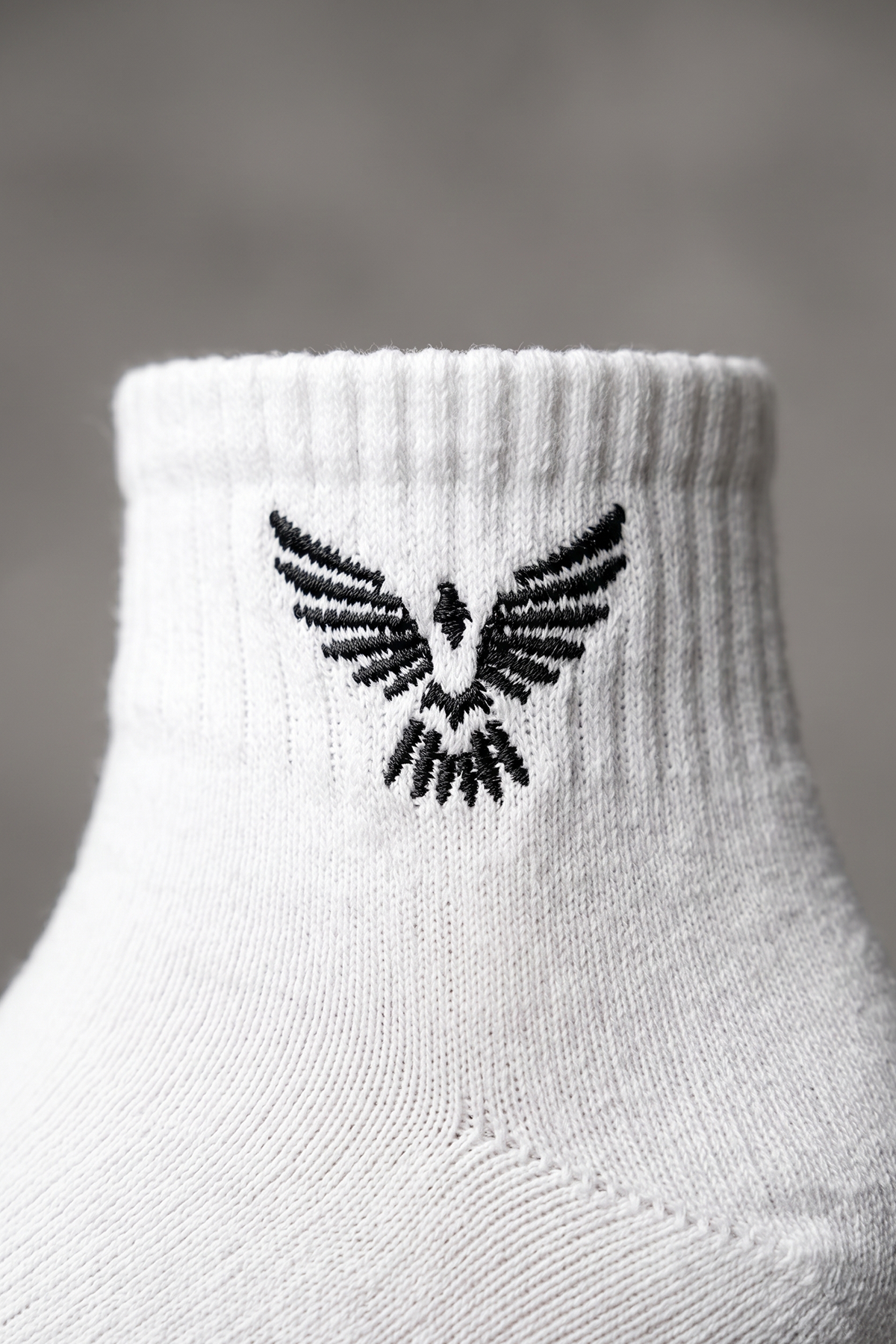 Unisex Cotton Short Sports Socks - White | 3-Pack