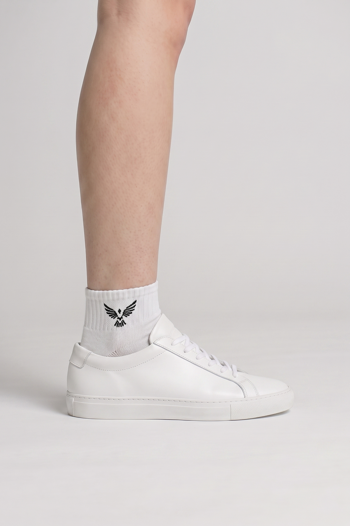 Unisex Cotton Short Sports Socks - White | 3-Pack