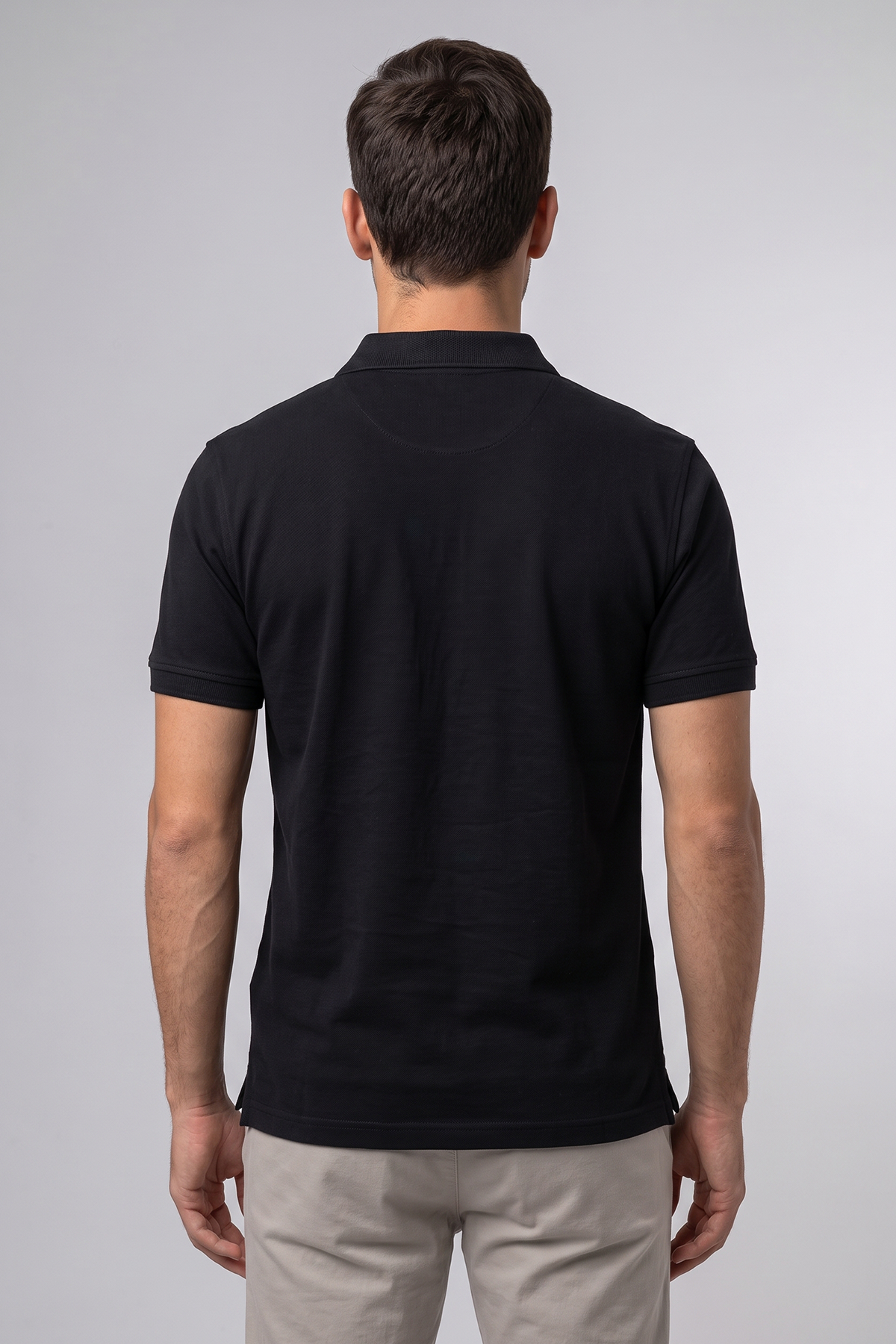 Adult Men's Polo Shirt - Regular Fit - Black