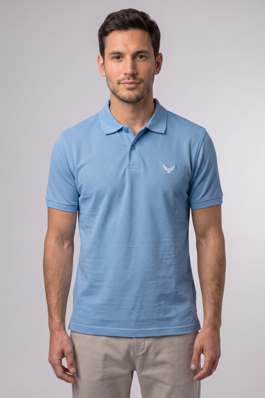 Adult Men's Polo Shirt - Regular Fit - Blue