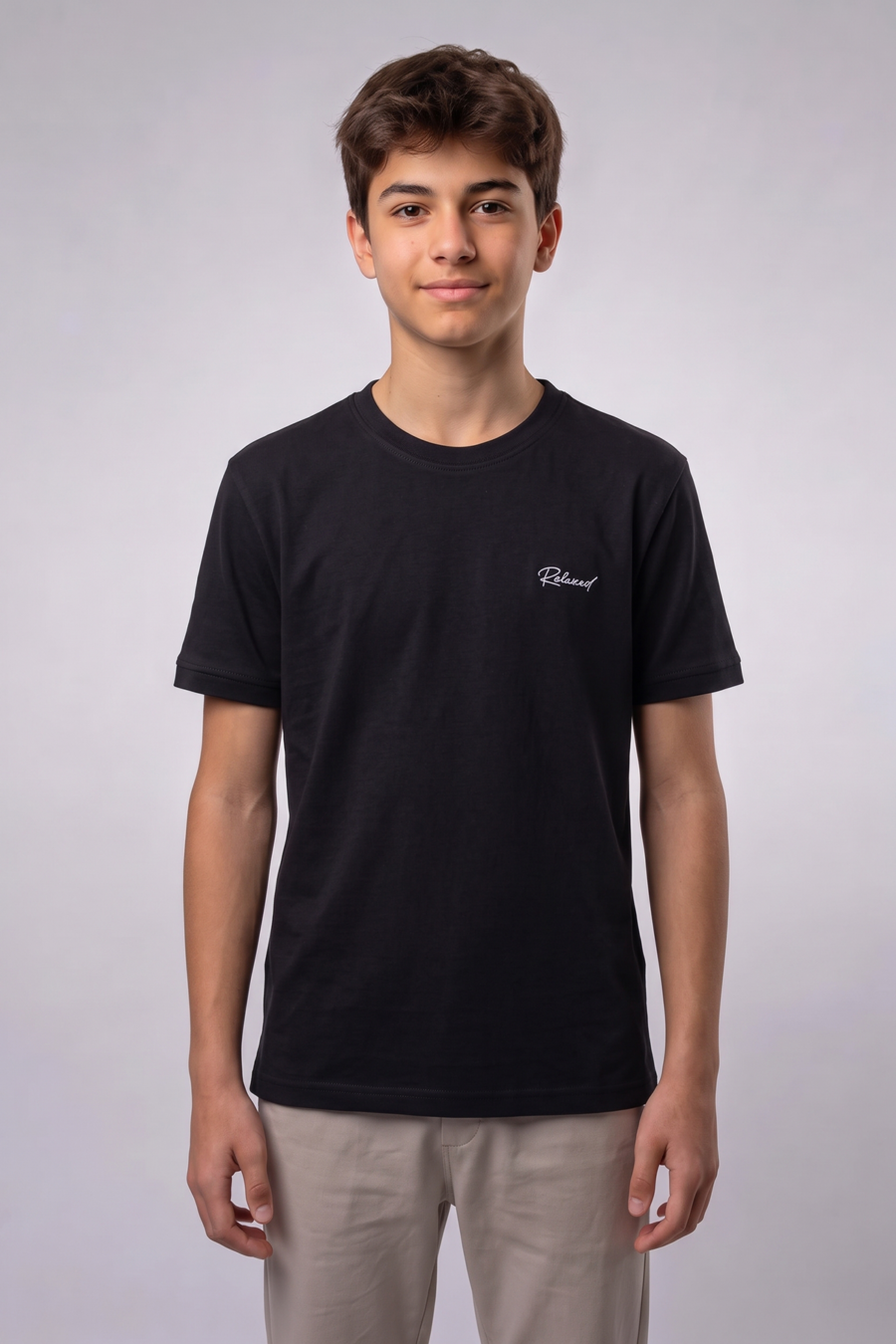 Boys Teen / Kids T-Shirt - Regular Fit - Black