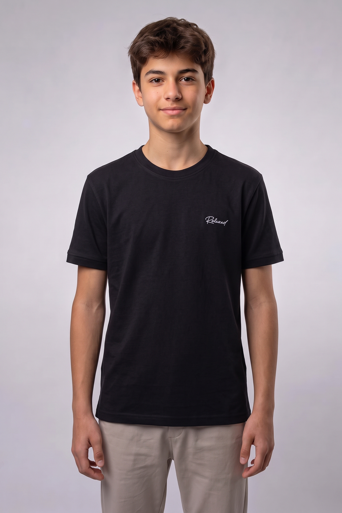 Boys Teen / Kids T-Shirt - Regular Fit - Black