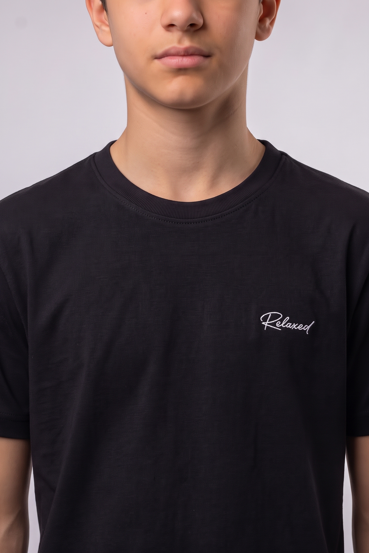Boys Teen / Kids T-Shirt - Regular Fit - Black