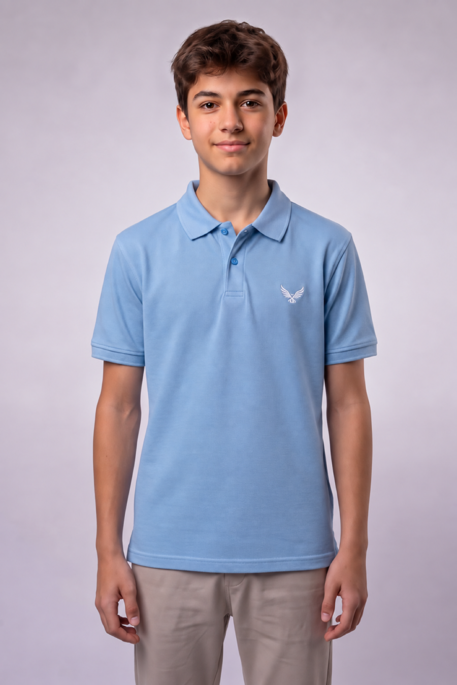 Boys Teen / Kids Polo Shirt - Regular Fit - Blue