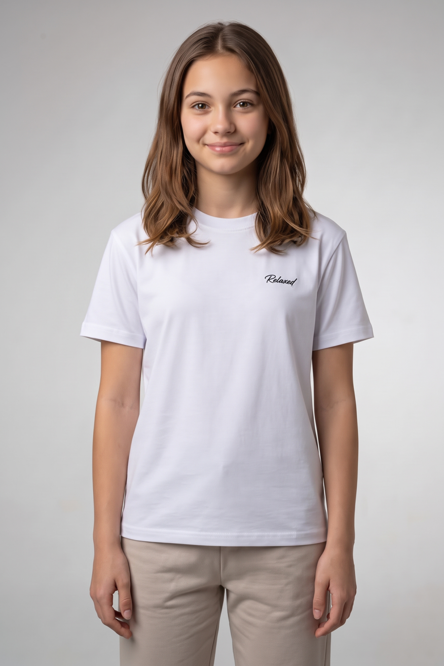 Girls Teen / Kids T-Shirt - Regular Fit - White