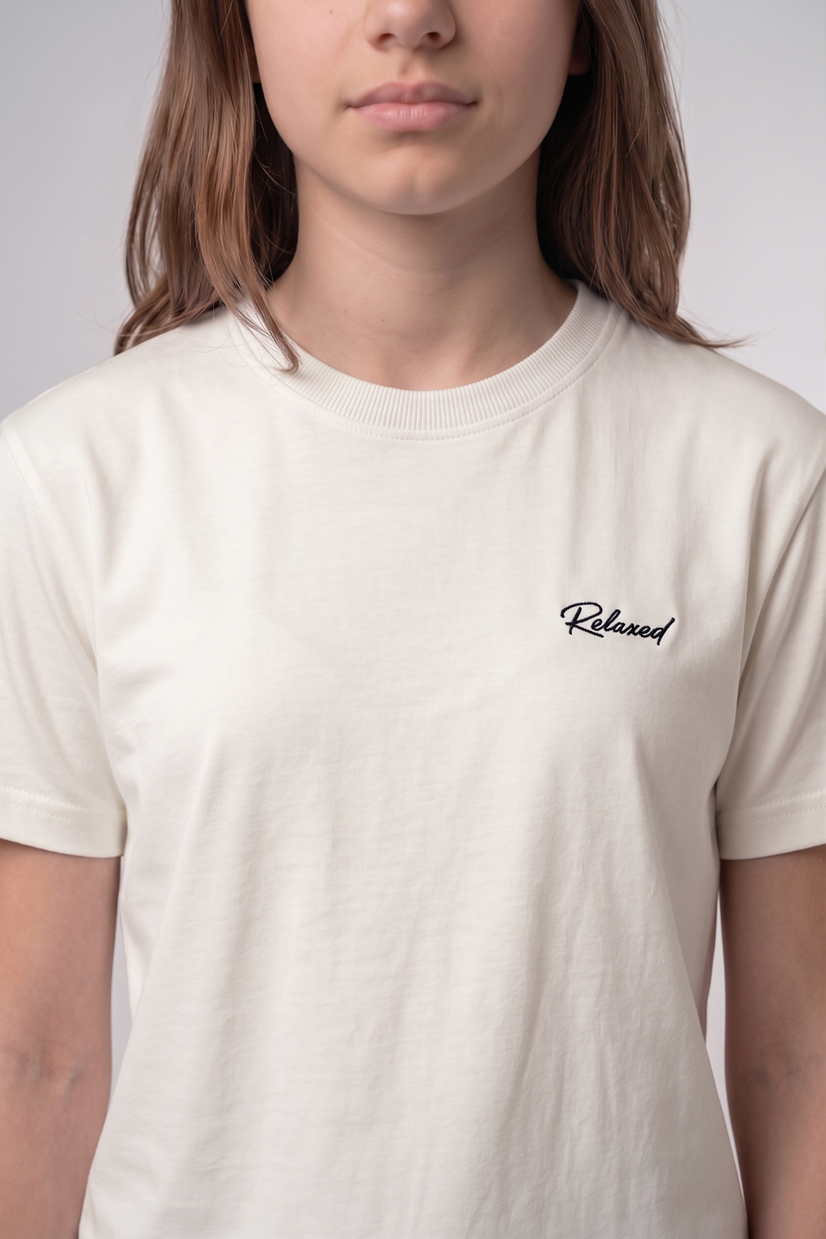 Girls Teen / Kids T-Shirt - Slim Fit - White