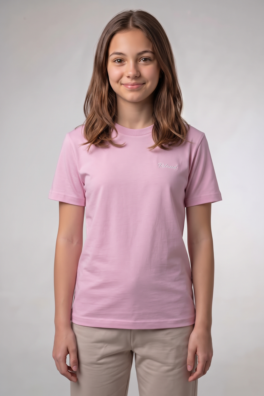 Girls Teen / Kids T-Shirt - Slim Fit - Pink